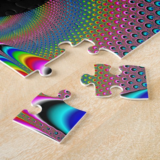 Peackock A Delic - Fraktal Art Puzzle (Seite)