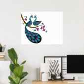Peacock -1 Poster (Heimbüro)