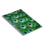 Peacock#2-Notebook Notizblock (Rechte Seite)