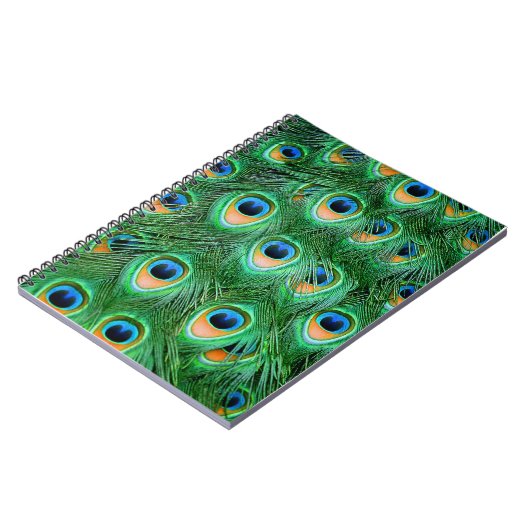 Peacock#2-Notebook Notizblock (Linke Seite)