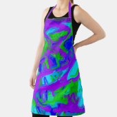Peacock Abstrakte Wasserfarben Schürze (InSitu)