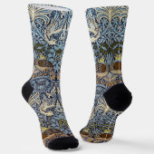 Peacock and Dragon, William Morris Socken (Gewinkelt)