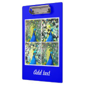 Peacock Art Clipboard Klemmbrett (Links)
