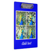 Peacock Art Clipboard Klemmbrett (Rechts)