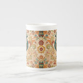 Peacock Art Morris Style Porzellantasse (Vorderseite)