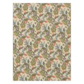 Peacock Art Nouveau Floral Pattern Tischdecke (Vorderseite)