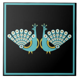 Peacock Art Zuhause Zubehör Fliese
