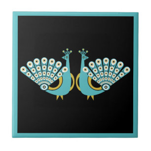 Peacock Art Zuhause Zubehör Fliese