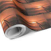 Peacock at Sunrise Geschenkpapier (Rolleneckpunkt)