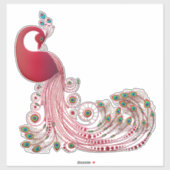 Peacock Aufkleber (Blatt)