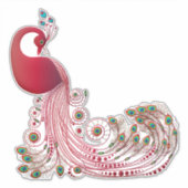 Peacock Aufkleber (Vorderseite)