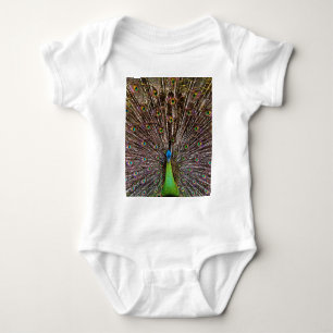 Peacock Baby Strampler