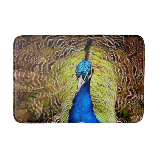 Peacock Badematte (Vorderseite)