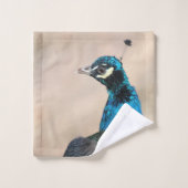 Peacock Badhandtuch Set (Waschlappen)