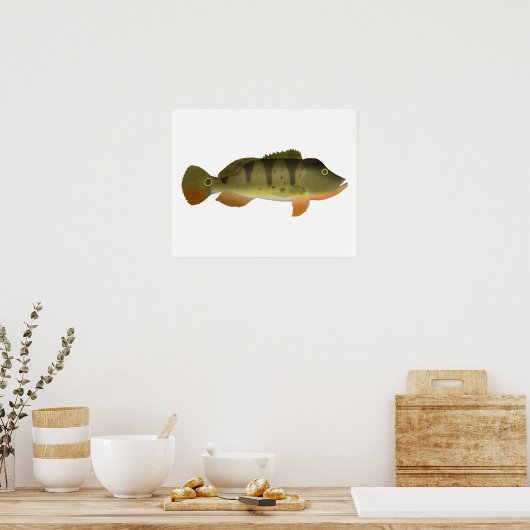 Peacock Bass Poster (Küche)