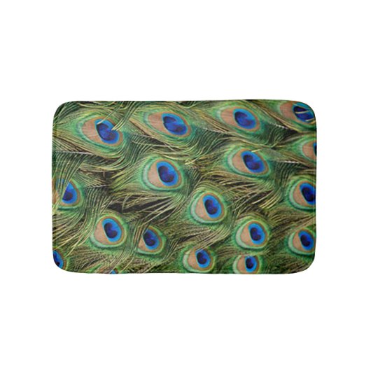 Peacock Bath Mat Badematte (Vorderseite)