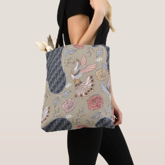 Peacock Batik Pattern Tasche