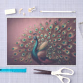 Peacock Bird Decoupage Tissue Seidenpapier (Handwerk)