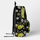 Peacock Bird Graphic Art Bedruckter Rucksack (Links)