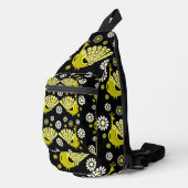 Peacock Bird Graphic Art Crossbody Bag (Rechte Ecke)