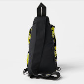 Peacock Bird Graphic Art Crossbody Bag (Rückseite)