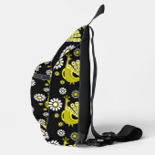 Peacock Bird Graphic Art Crossbody Bag (Rechts)