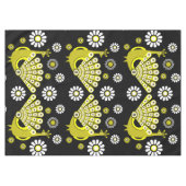 Peacock Bird Graphic Art Tischdecke (Vorderseite (Horizontal))