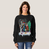 Peacock Bird Lover Weihnachten Sweatshirt (Vorne ganz)