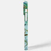 Peacock Birdcage Damask Case-Mate iPhone Hülle (Rückseite / Links)