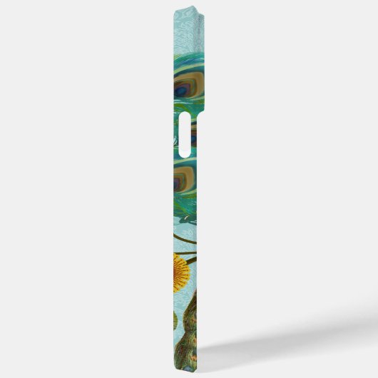 Peacock Birdcage Damask Case-Mate iPhone Hülle (Rückseite / Rechts)