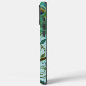 Peacock Birdcage Damask Case-Mate iPhone Hülle (Rückseite / Links)