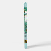 Peacock Birdcage Damask Case-Mate iPhone Hülle (Rückseite / Links)