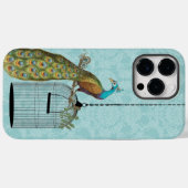 Peacock Birdcage Damask iTouch Case (Rückseite (Horizontal))