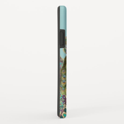Peacock Birdcage Damask iTouch Case (Hinten/Rechts)