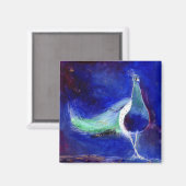 Peacock Blue 2013 Magnet (Vorderseite/Rückseite)