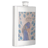 Peacock Blue Classic Flask Flachmann (Rechts)