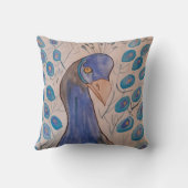 Peacock Blue Cushion Kissen (Rückseite)