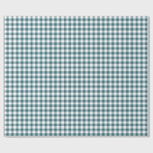 Peacock Blue (dunkel Aquamarin oder Aqua) und Whit Geschenkpapier (Flach)