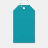 Peacock Blue Geschenkanhänger (Vorderseite)