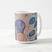 Peacock Blue Kaffeetasse (VorderseiteRechts)