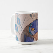 Peacock Blue Kaffeetasse (Vorderseite Links)