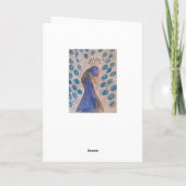 Peacock Blue Karte (Rückseite)