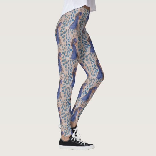 Peacock Blue Leggings (Rechts)