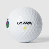 Peacock Blue Lotus Blume Henna Golfball (Logo)