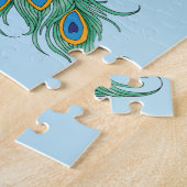 Peacock Blue Lotus Blume Henna Puzzle (Seite)
