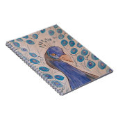 Peacock Blue-Notebook Notizblock (Rechte Seite)