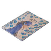 Peacock Blue-Notebook Notizblock (Linke Seite)