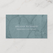 Peacock Blue Original Nature Foto Designer Visitenkarte (Vorderseite)