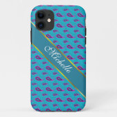 Peacock Blue Paisley Case-Mate iPhone Hülle (Rückseite)