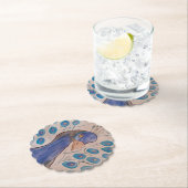 Peacock Blue Paper Untersetzer (Vor Ort)